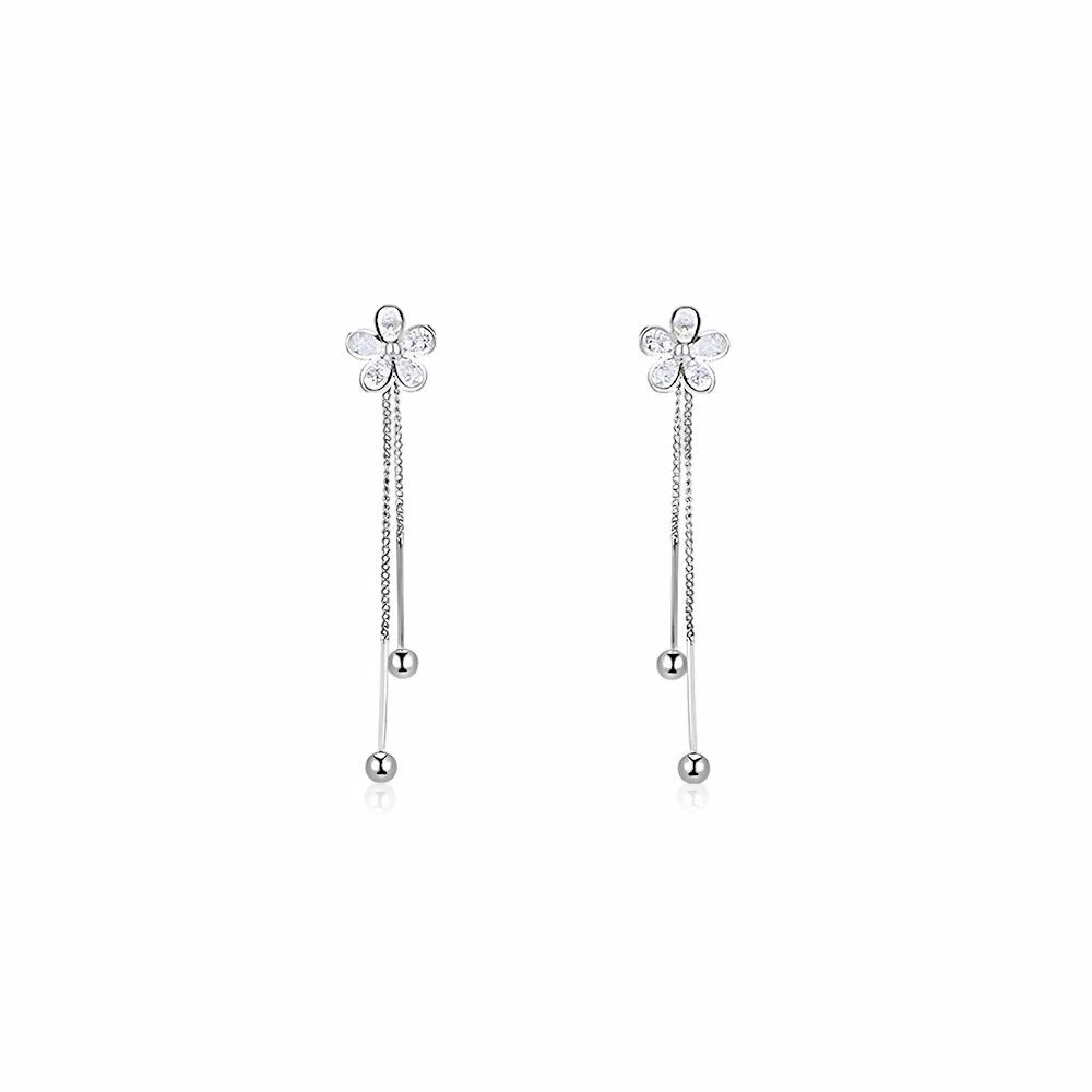 饰伴 花漾梦境 简约时尚新中式国潮 小众设计 气质优雅 温柔大方  日常百搭 合金 耳环 女款