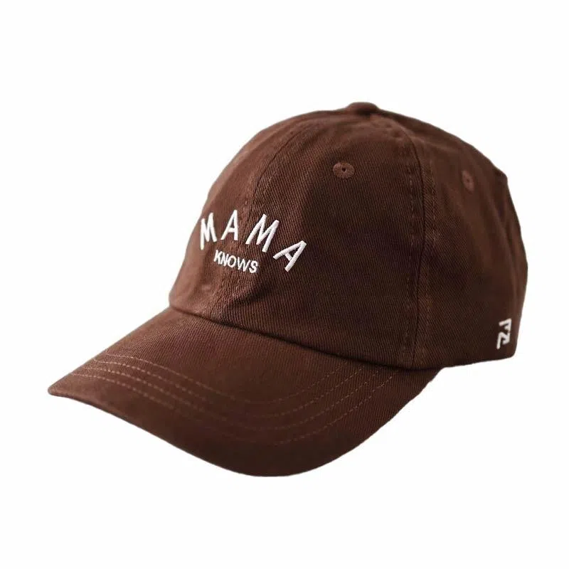 浪莎 日系百搭休闲软浅顶字母刺绣遮阳户外 棉 鸭舌帽 男女同款情侣款