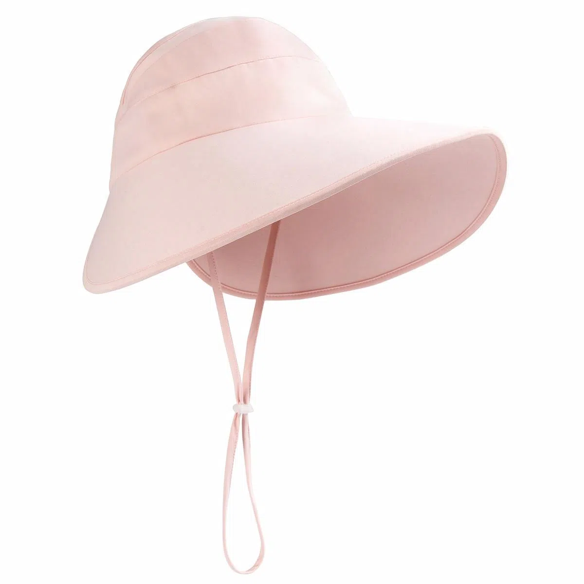 上海故事 全脸遮阳大檐显脸小防紫外线护脸互脸太阳轻薄空顶 聚酯纤维 防晒帽 女款