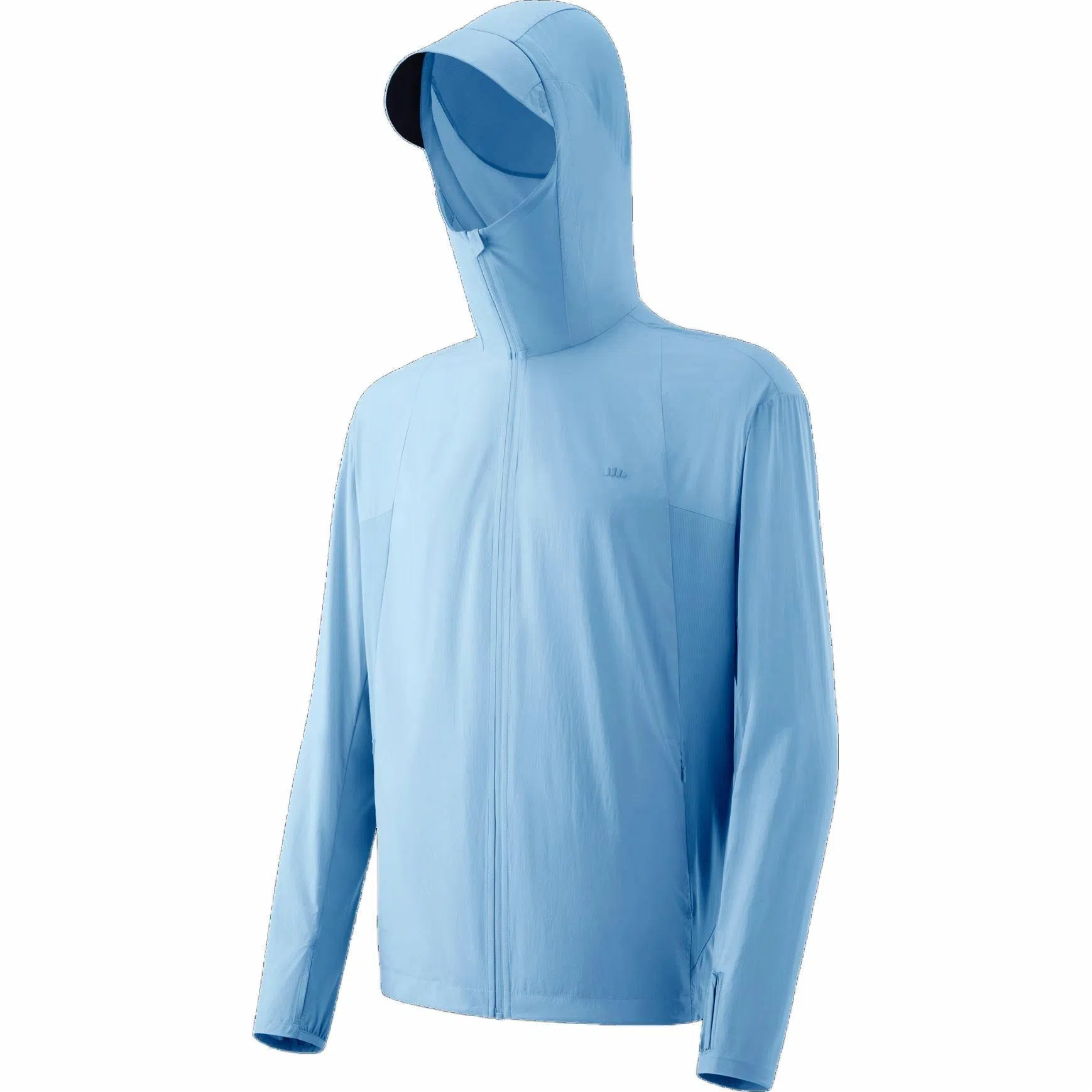 蕉下 超薄吸湿速干高弹防紫外线连帽长袖纯色防晒服 男款