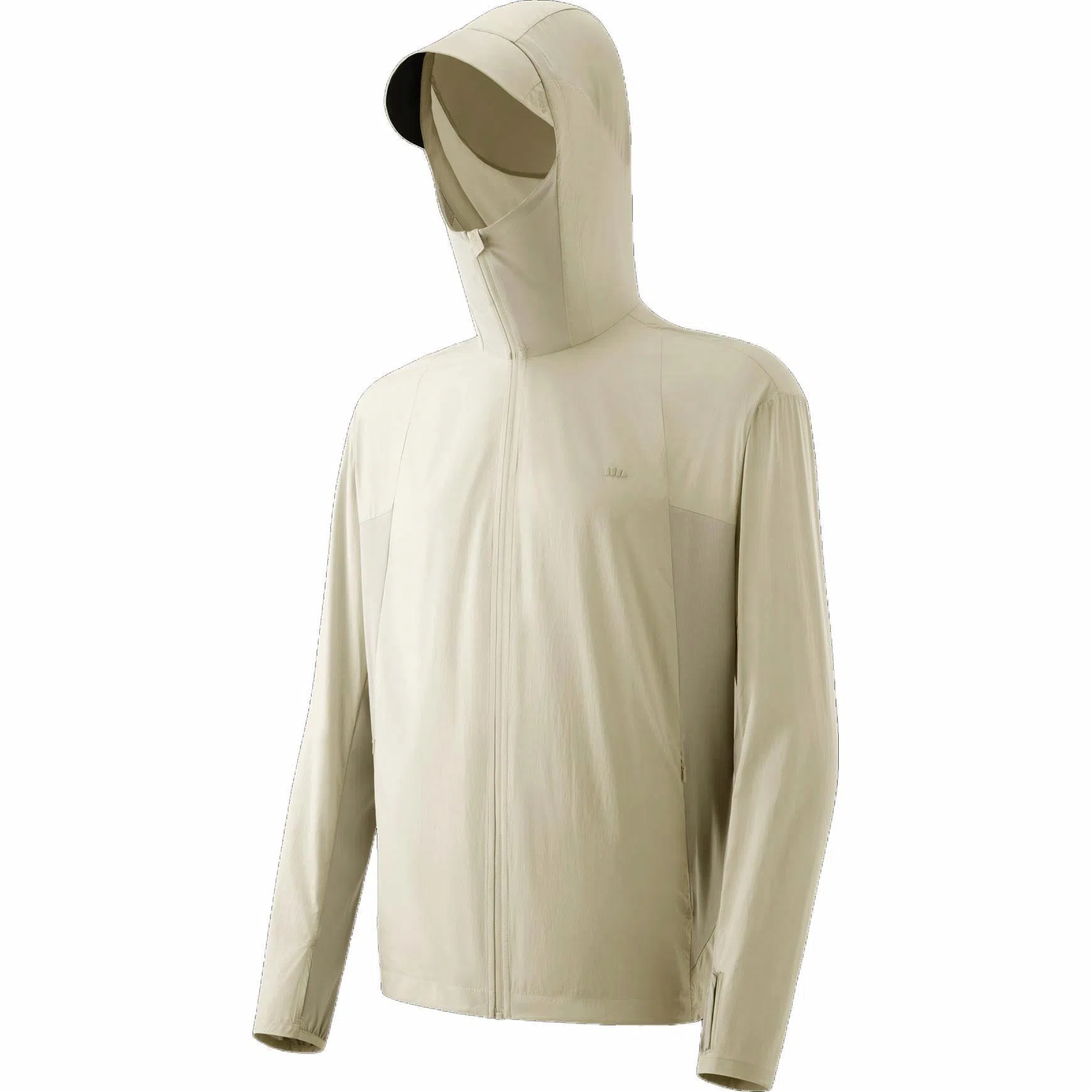 蕉下 超薄吸湿速干高弹防紫外线连帽长袖纯色防晒服 男款