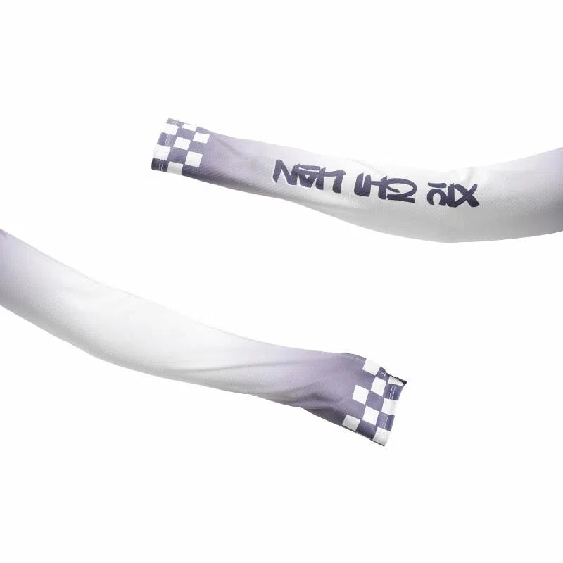 俞兆林 夏季冰袖开车骑行户外运动钓鱼遮手臂渐变护臂冰丝凉感透气简约百搭防紫外线 锦纶 防晒袖 女款