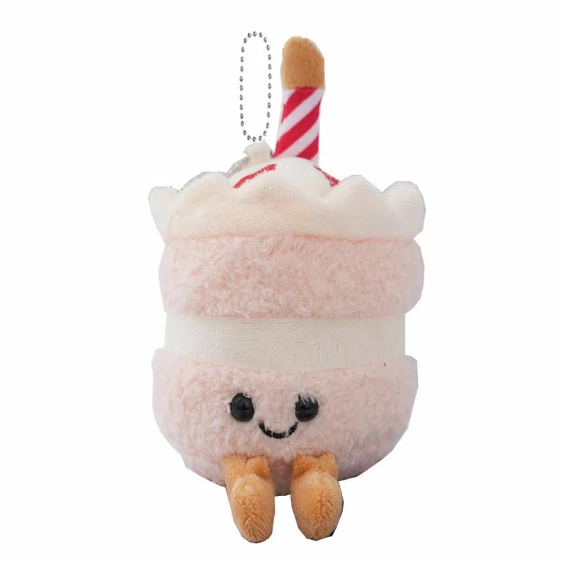 千桐 软萌生日蛋糕包包挂饰钥匙扣 创意卡通玩偶 毛绒 挂件 男女同款情侣款