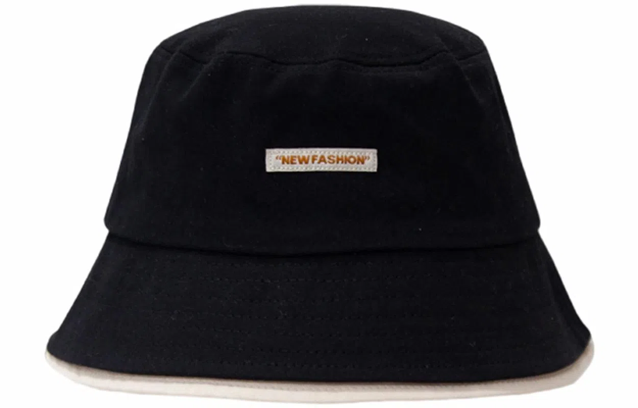 优幽兰 日系甜美拼色高级感显脸小遮阳帽休闲百搭户外出行防紫外线防晒帽素颜遮脸骑车可戴 棉 渔夫帽 女款