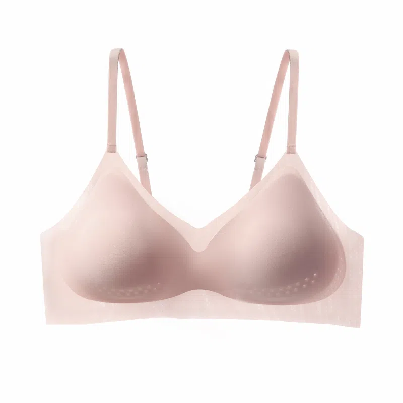 欧迪芬 无痕薄款大胸显小聚拢无钢圈隐形文胸 女款