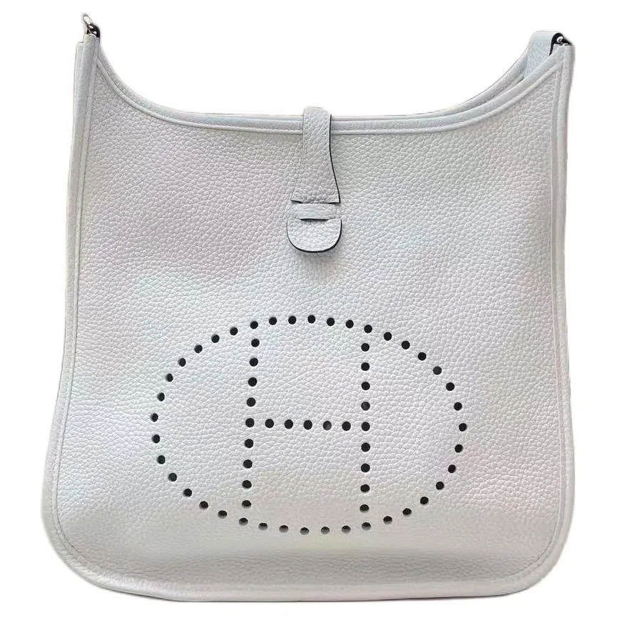 HERMES Evelyne III 29 Clemence 0U NEW WHITE