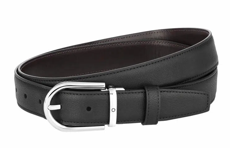 Montblanc Horseshoe Buckle Belt