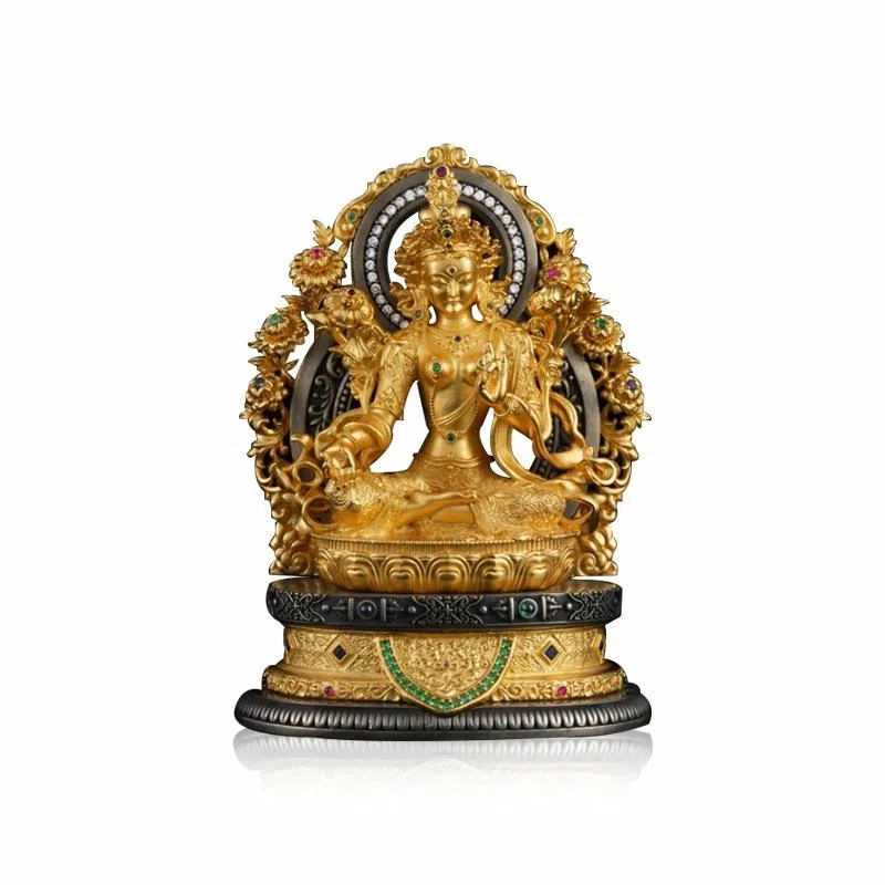 喜三福 白度母 铜 摆件 男女同款情侣款