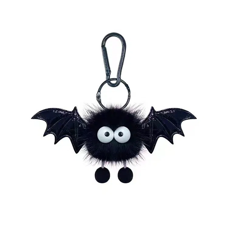 一点潮玩 奶凶小恶魔 蝙蝠钥匙扣 书包挂饰  玩偶 毛绒挂件
