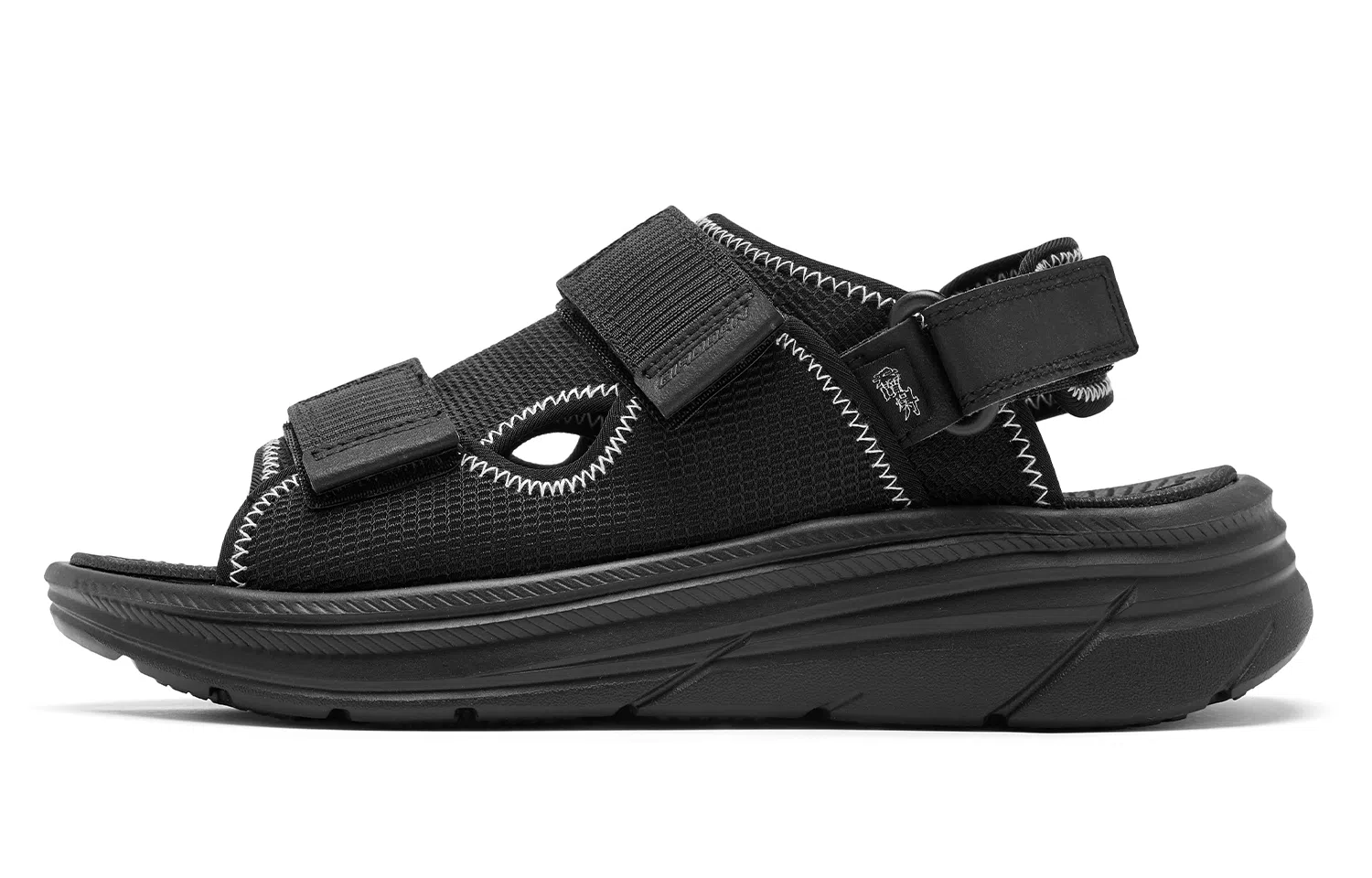 乔丹 百搭舒适 沙滩凉鞋 女款 黑色