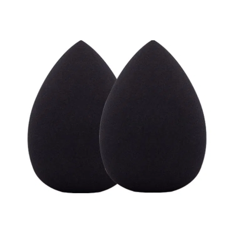 悦初美  美妆蛋 黑色 两只装  易上妆柔软
