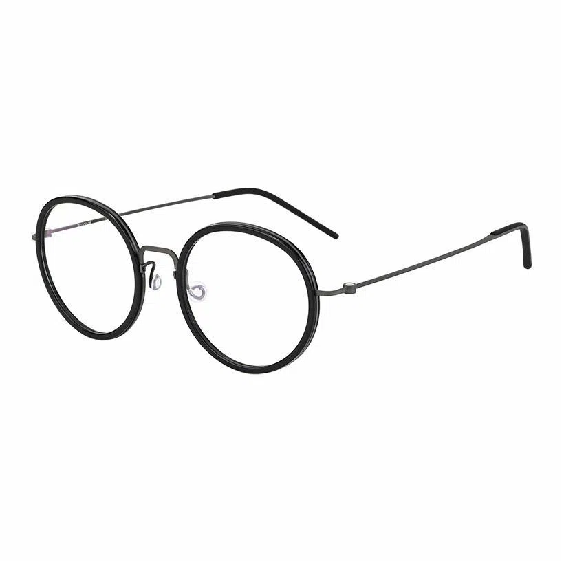 【可配度数】 佐川 时尚复古镜框 遮脸显瘦素颜神器 超轻钛架 可配防蓝光变色 钛 圆形 光学镜架 男女同款情侣款