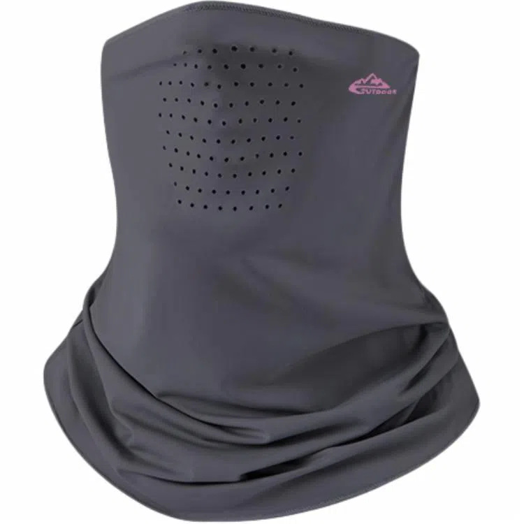 艾佳微 夏季户外出行遮阳口罩一体大头围显脸小多色可选 锦纶 防晒帽 男女同款情侣款