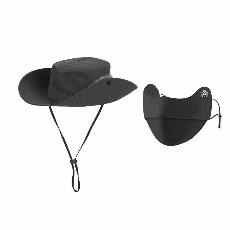 匹克 时尚简约两用防晒登山 聚酯纤维 渔夫帽 男女同款情侣款