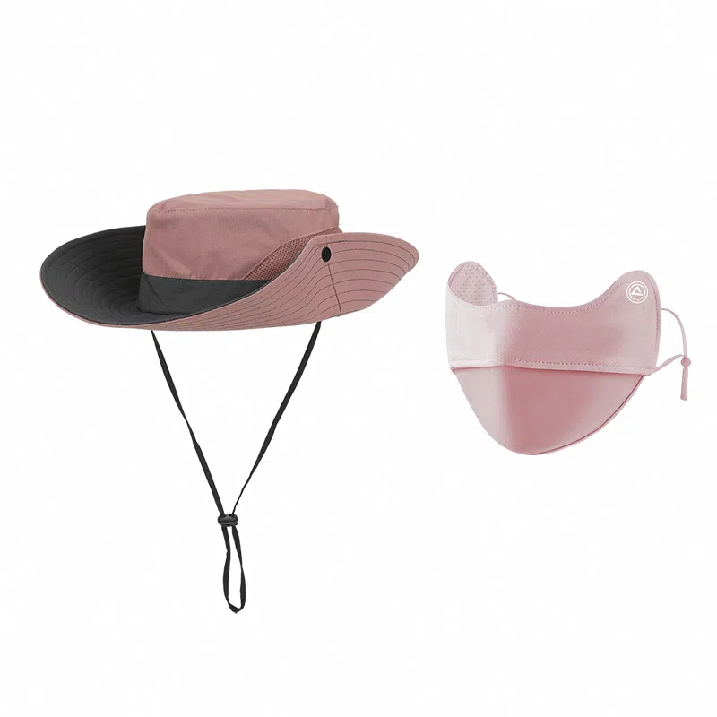 匹克 时尚简约两用防晒登山 聚酯纤维 渔夫帽 男女同款情侣款