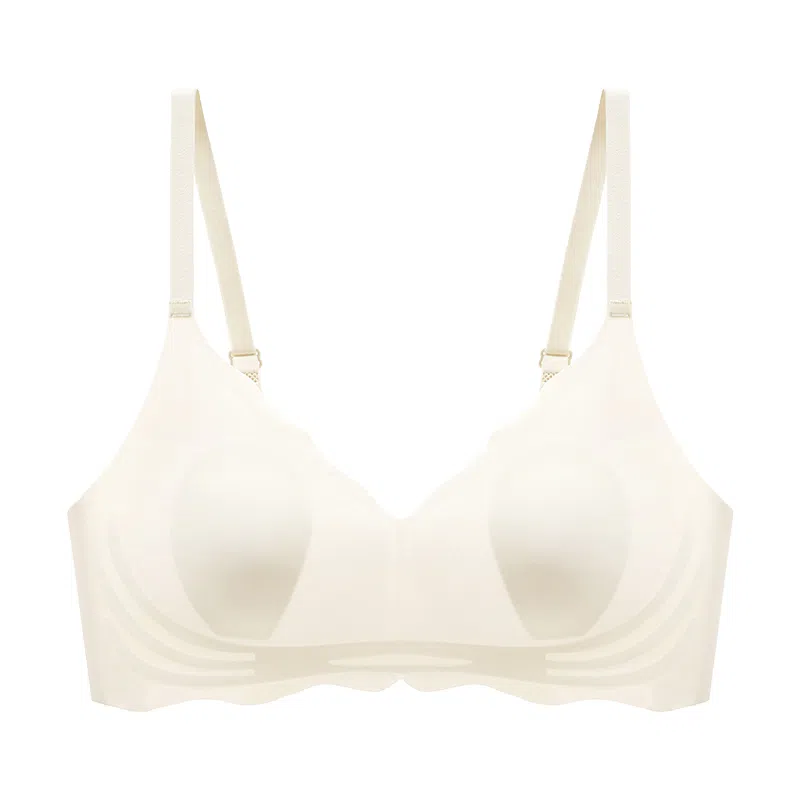 欧迪芬 裸感无痕大胸显小超薄款兔耳朵文胸 女款