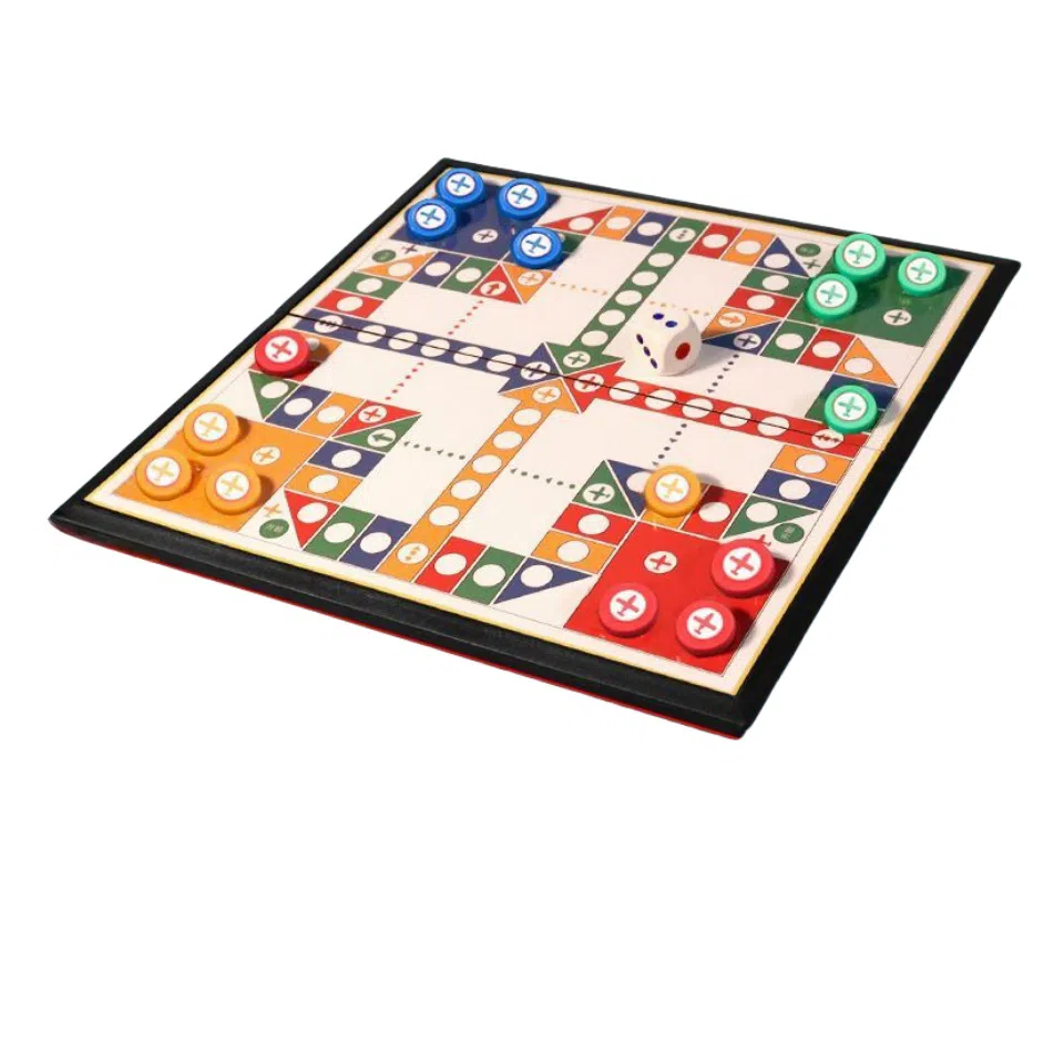 乐智由我 飞行棋磁性可折叠便携式益智玩具亲子磁石游戏 桌游