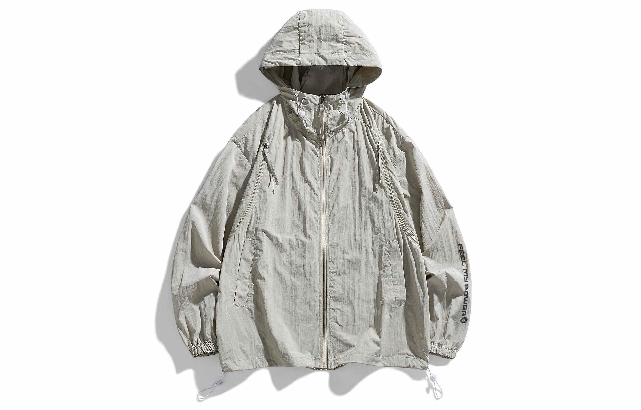 王者荣耀 学院风字母印花宽松休闲外衣连帽长袖 超轻透气防紫外线防晒服 男女同款