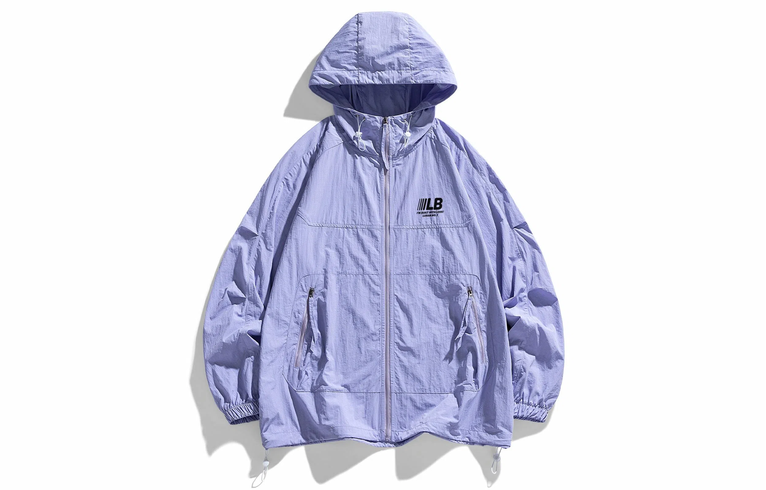 王者荣耀 鲁班七号星空梦想款 美式高街户外出行轻薄凉感休闲纯色宽松舒适连帽长袖 超轻透气防水耐磨防紫外线防晒服 男女同款