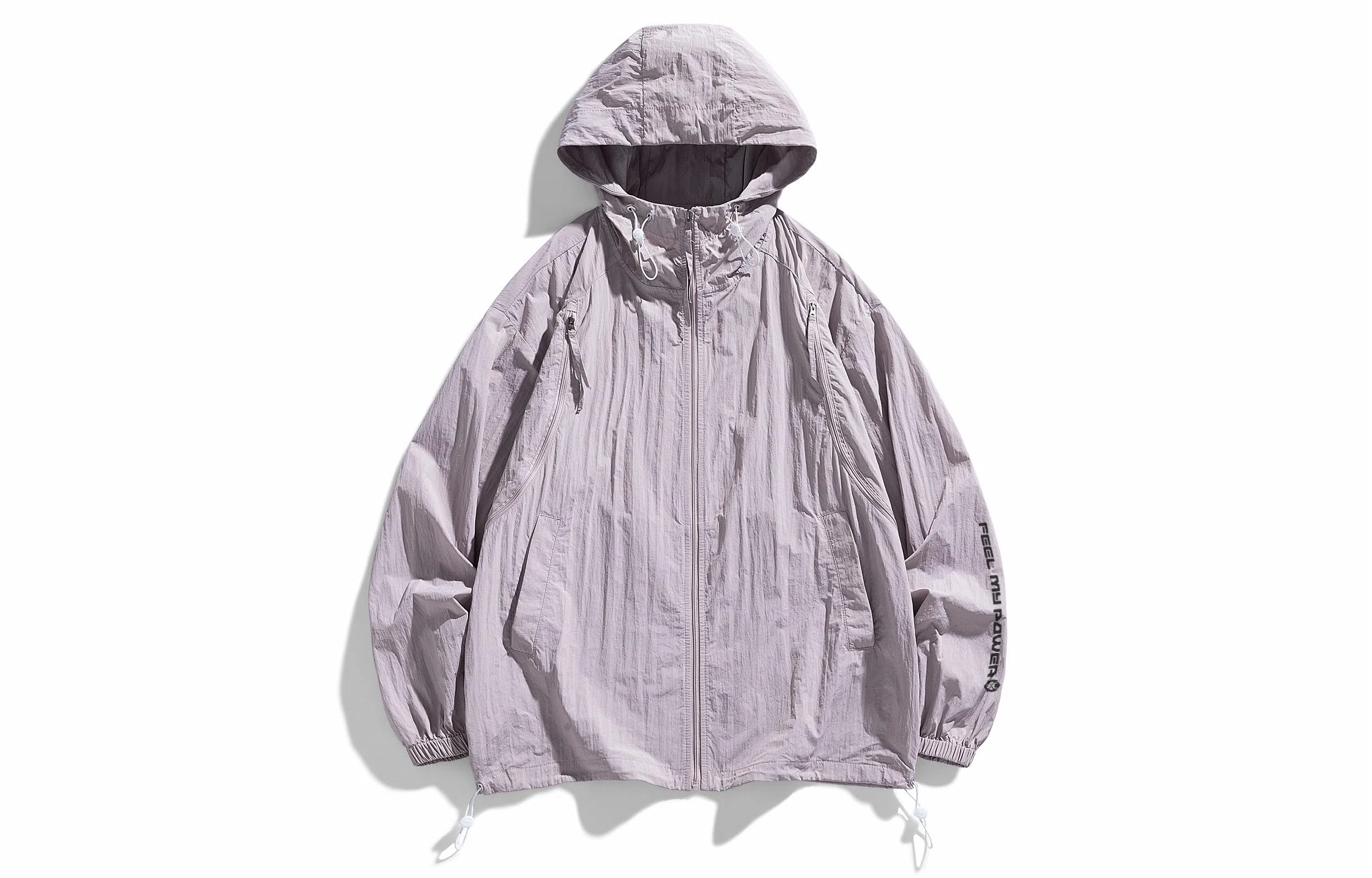 王者荣耀 学院风字母印花宽松休闲外衣连帽长袖 超轻透气防紫外线防晒服 男女同款