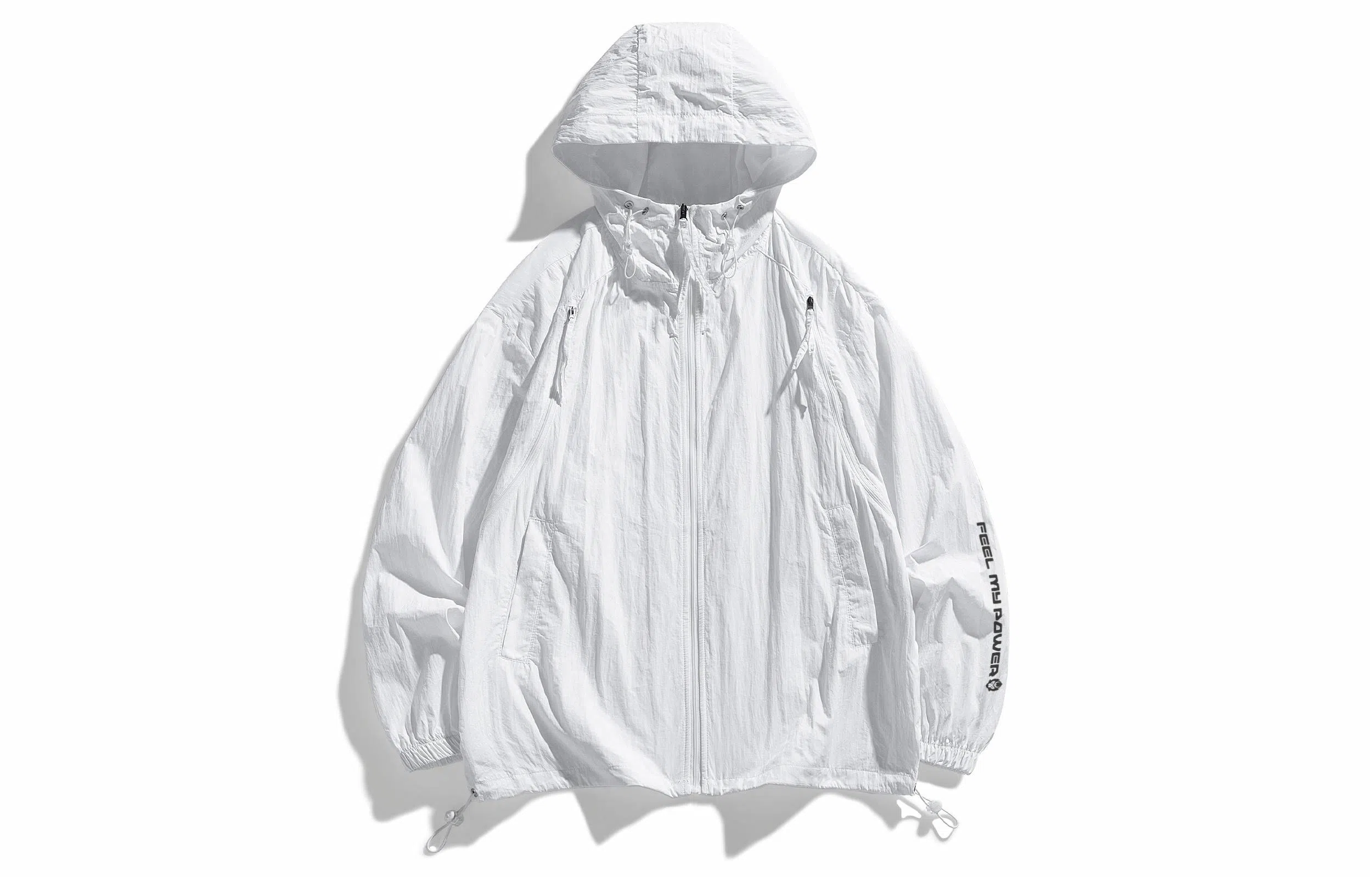 王者荣耀 学院风字母印花宽松休闲外衣连帽长袖 超轻透气防紫外线防晒服 男女同款