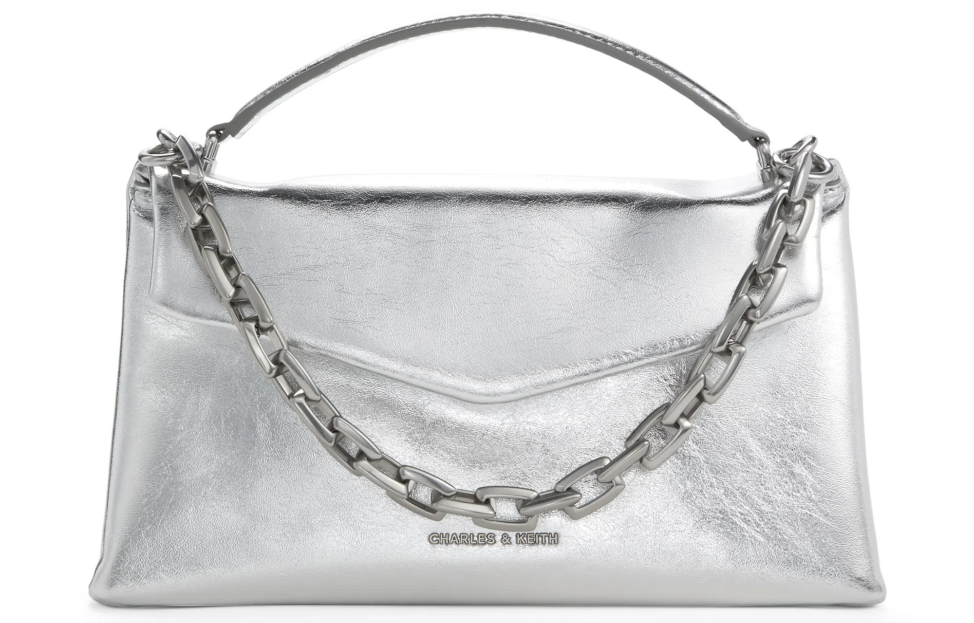 Charles & Keith Cream Silver