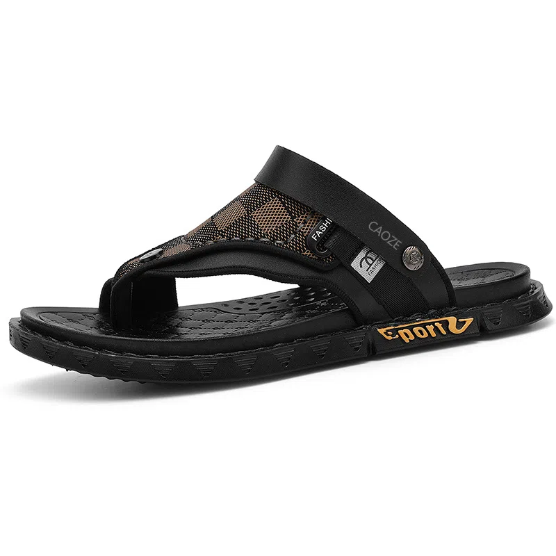 潮泽 休闲百搭 防磨防滑人字拖鞋 男款