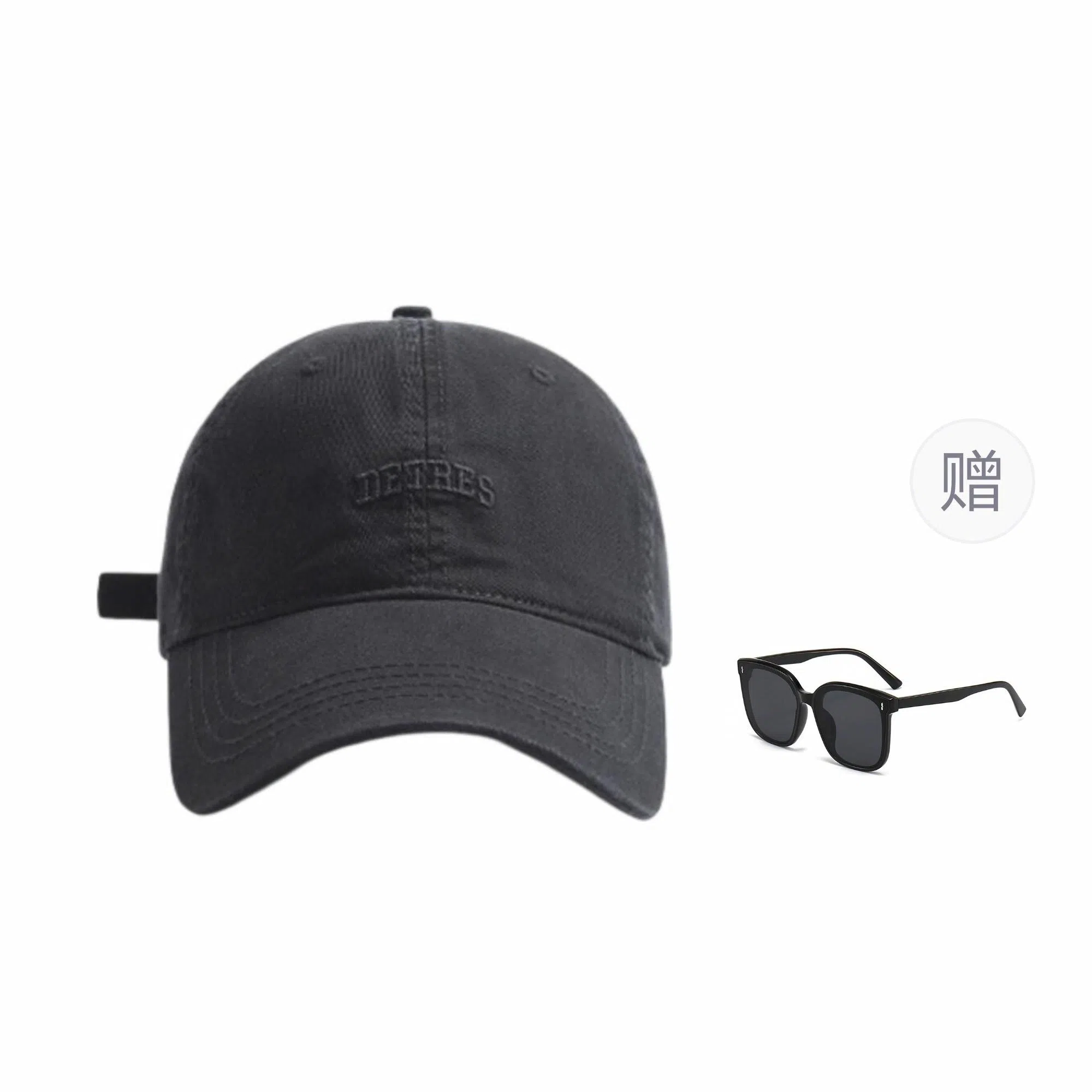 木林森 日系潮流软顶复古简约字母刺绣春夏百搭弯檐 棉 鸭舌帽 男女同款情侣款