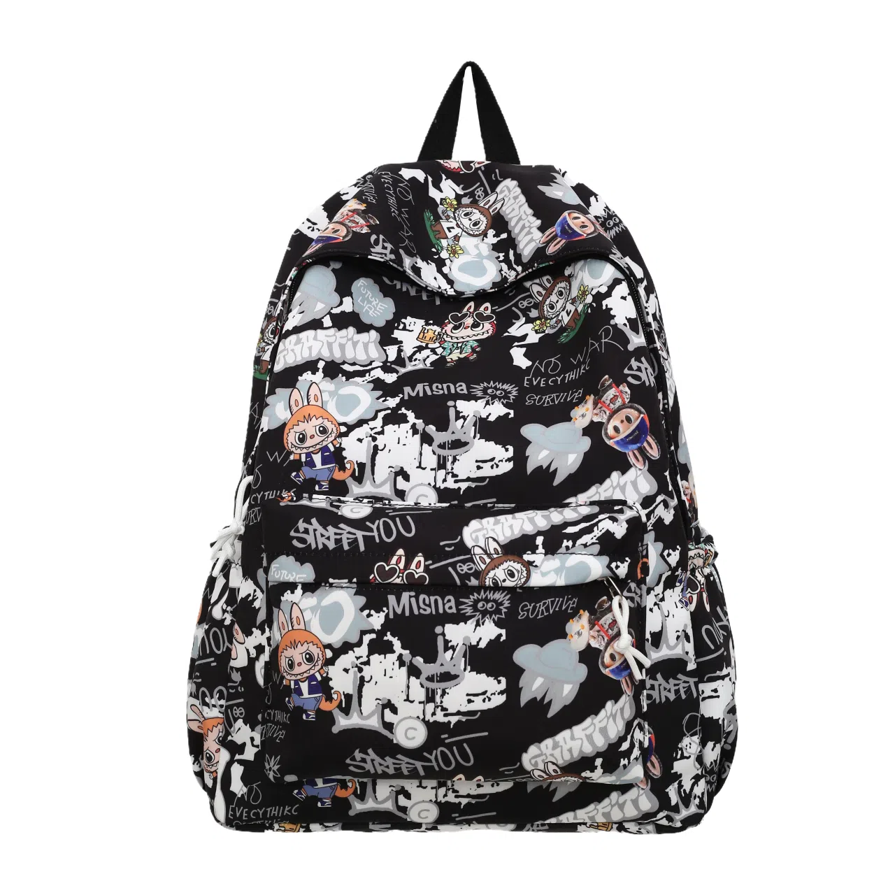 垣途者 卡通动漫涂鸦 尼龙 双肩包 男女同款情侣款 多色