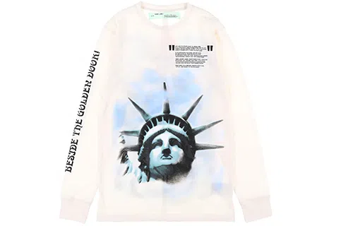 OFF-WHITE Statue of Liberty Crewneck Sweatshirt