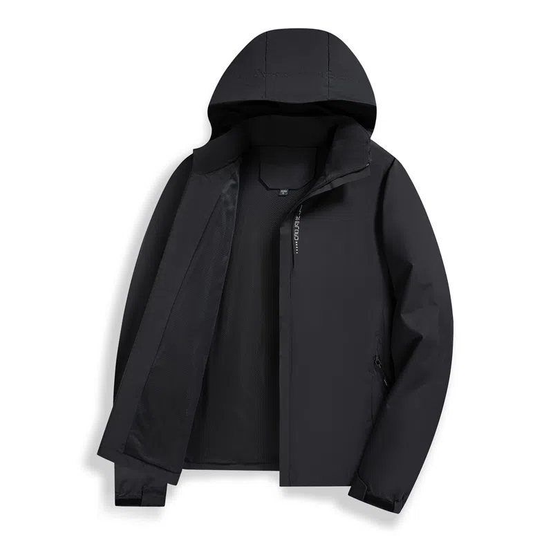 秋季纯色宽松爸爸装上衣  都市生活/旅游/通勤商务/休闲生活冲锋衣 男款