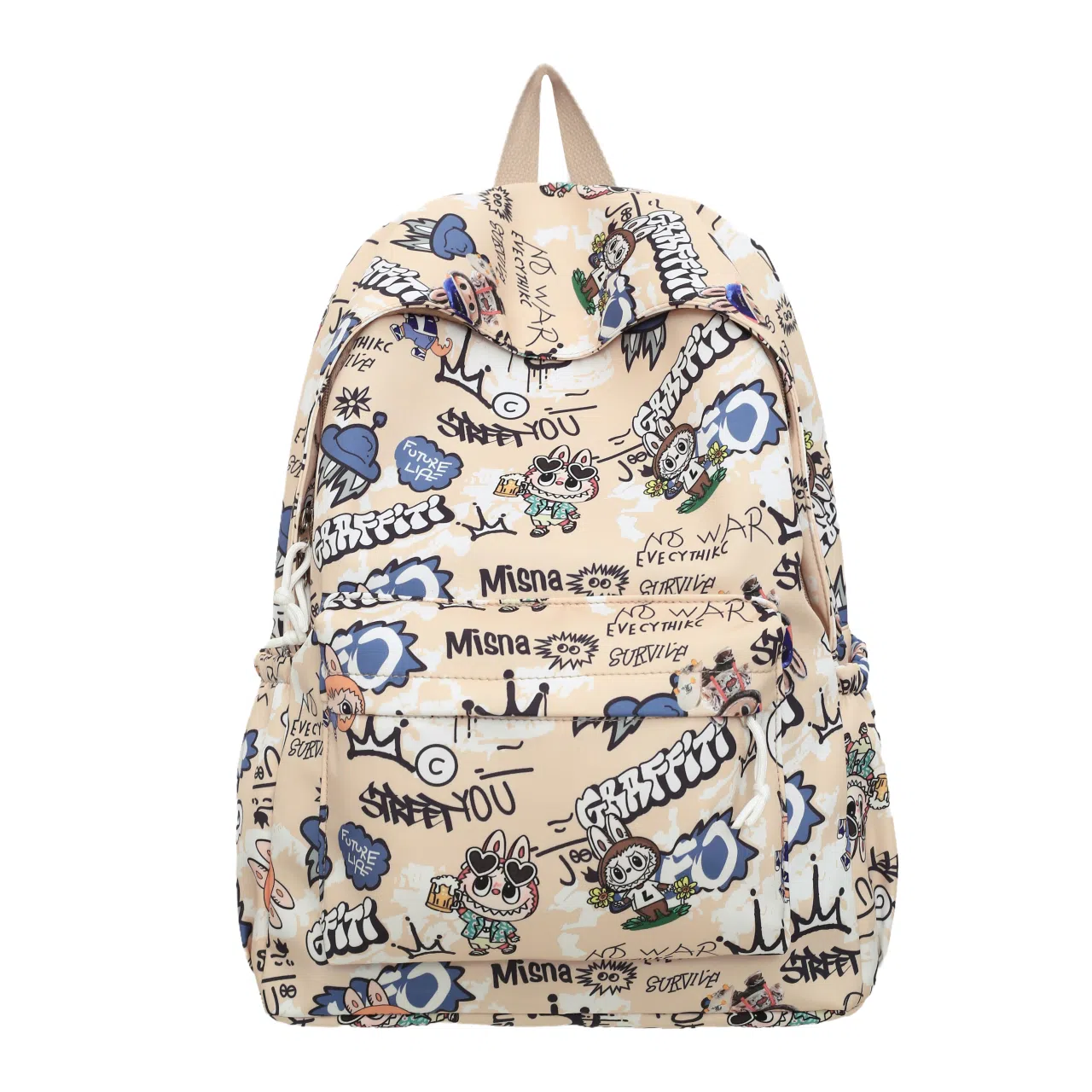 垣途者 卡通动漫涂鸦 尼龙 双肩包 男女同款情侣款 多色