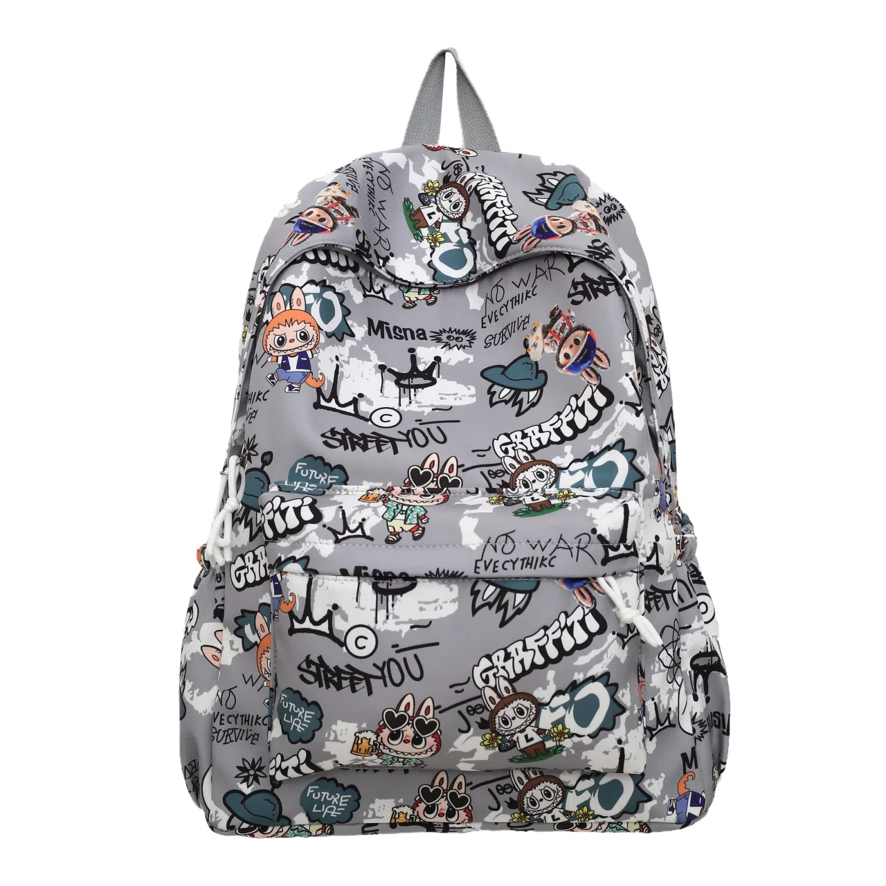 垣途者 卡通动漫涂鸦 尼龙 双肩包 男女同款情侣款 多色