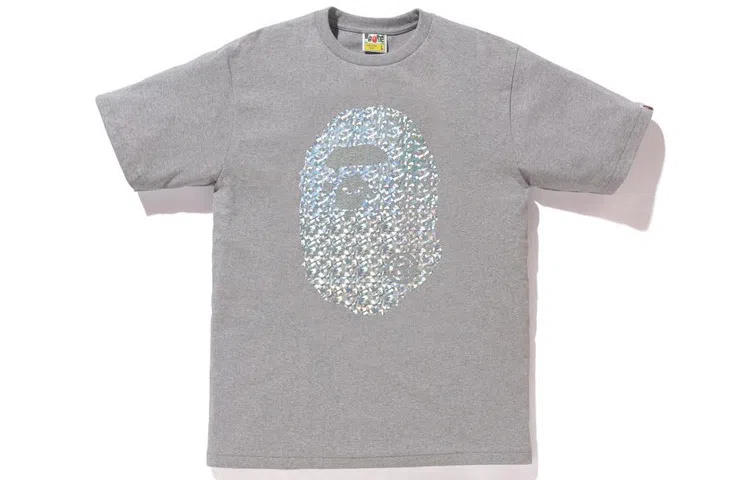 A BATHING APE Aurora Big Head Ape Tee