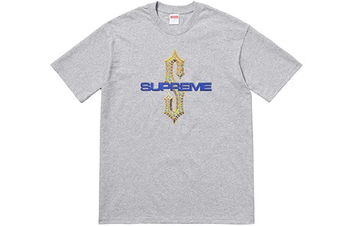 Supreme SS18 Diamonds Tee Heather Grey T