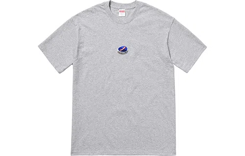 Supreme FW18 Bottle Cap Tee Heather Grey