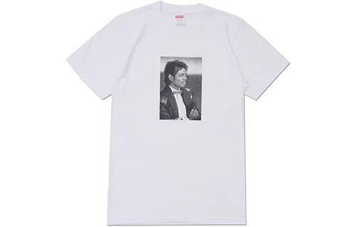 Supreme SS17 Michael Jackson Tee White