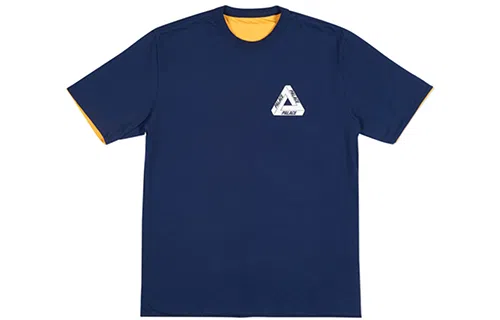 PALACE Reverso T-Shirt Navy Orange Logo T
