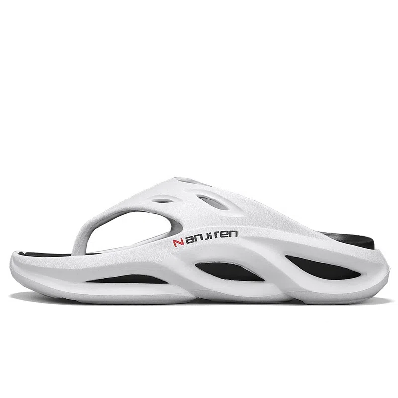 南极人 户外时尚潮流撞色百搭 防滑静音人字拖鞋 男款