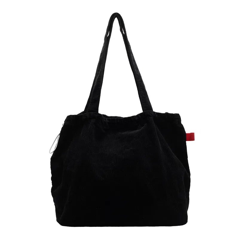 OUZIHUANG Corduroy Tote Bag