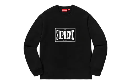 Supreme Warm Up Crewneck Black