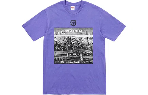 Supreme SS18 Fiorenza Tee Light Purple T
