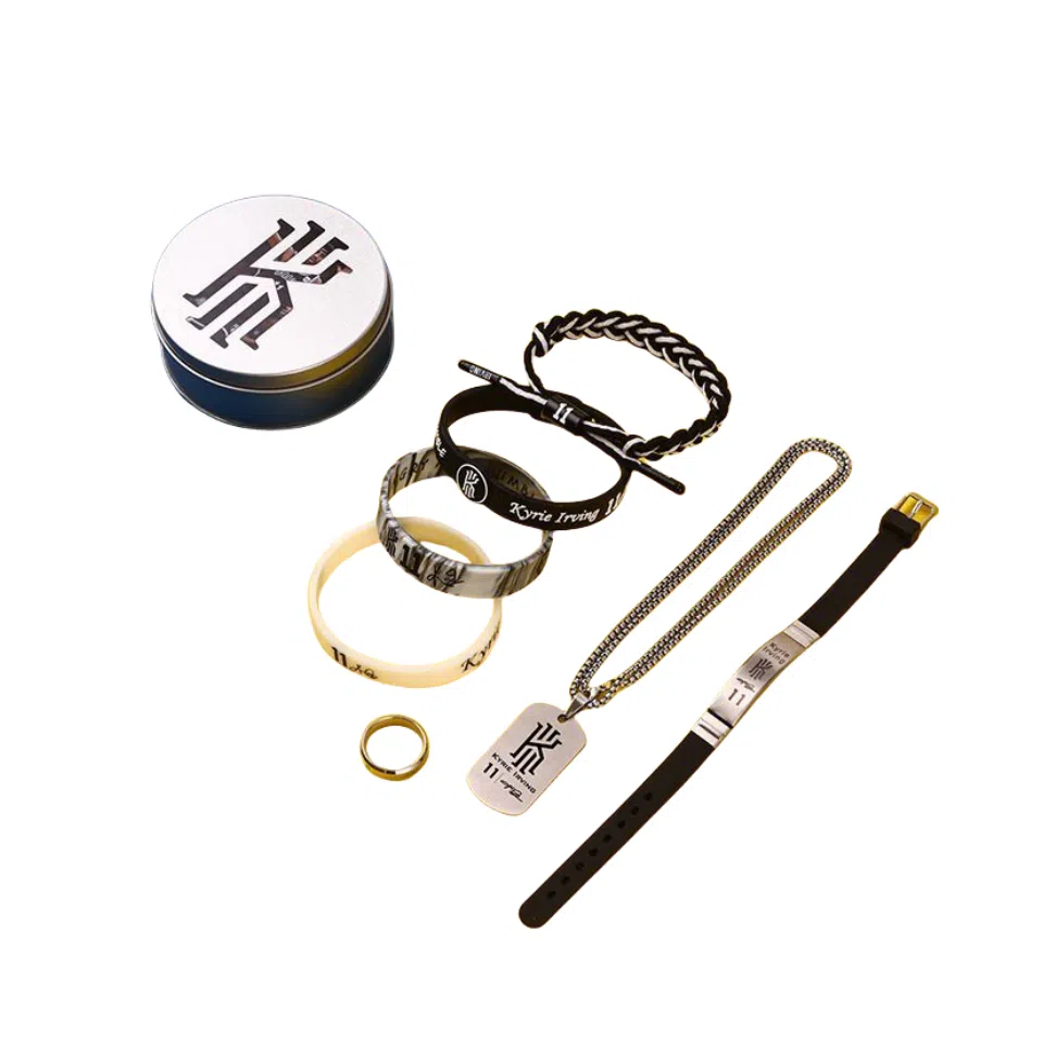 乐智由我 篮球项链潮流硅胶运动手环美式球迷戒指 明星周边