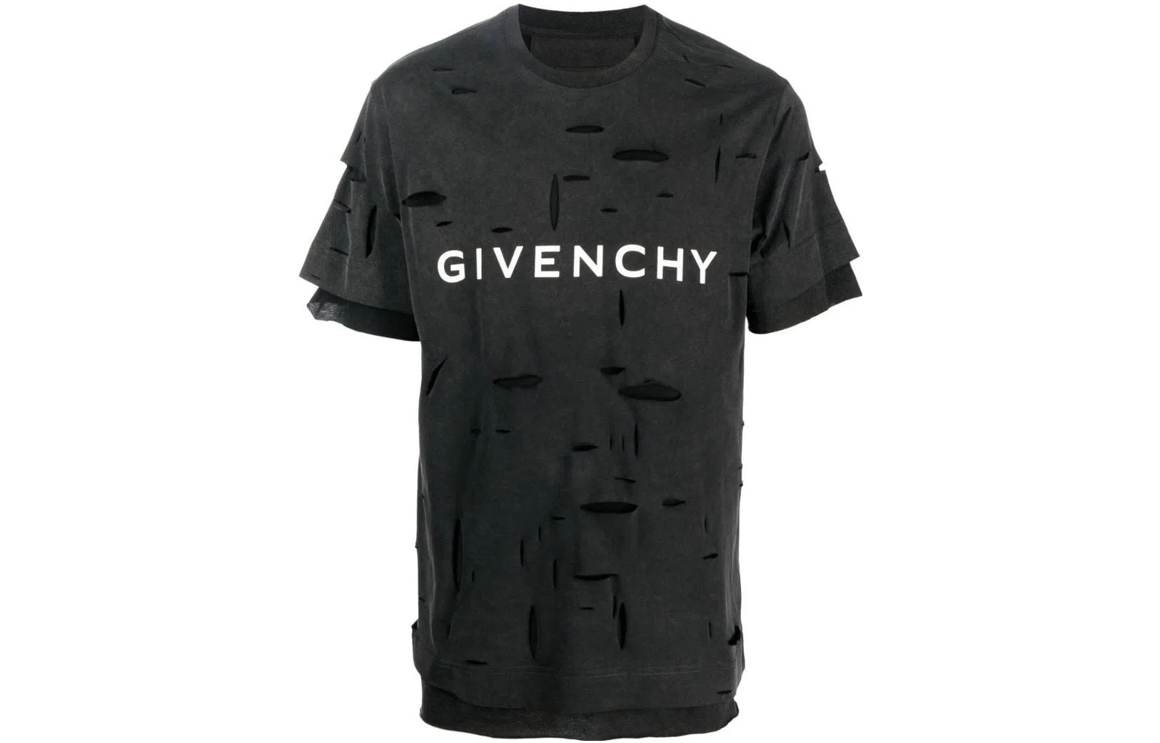Givenchy SS23 Logo Print Crewneck T-Shirt Black