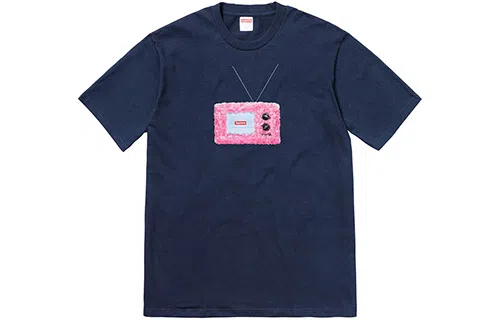 Supreme SS18 TV Tee Navy