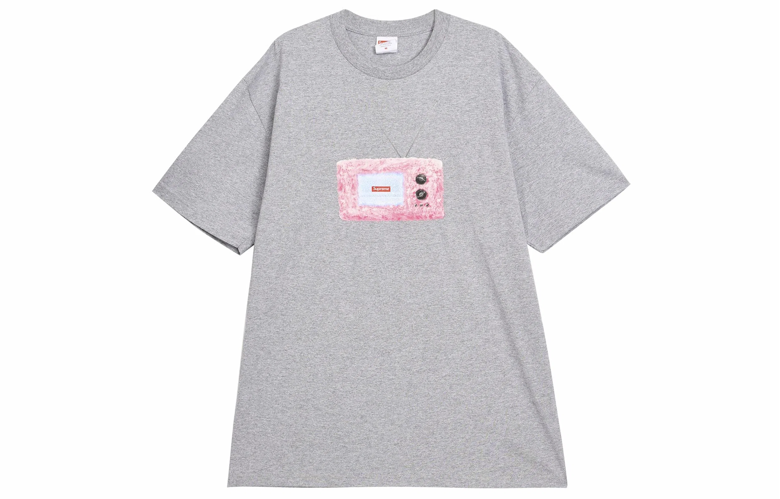 Supreme SS18 TV Tee Heather Grey