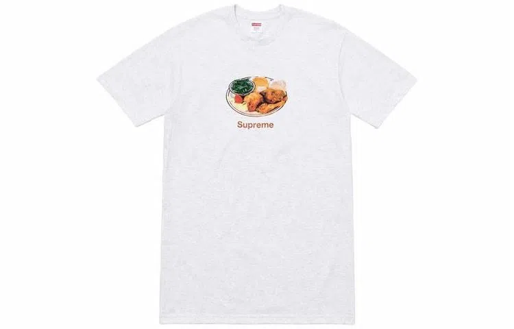 Supreme SS18 Chicken Dinner Tee White T