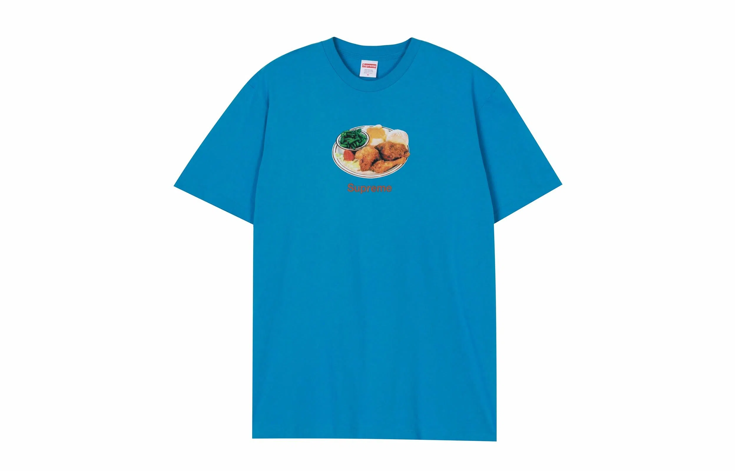 Supreme SS18 Chicken Dinner Tee Cyan