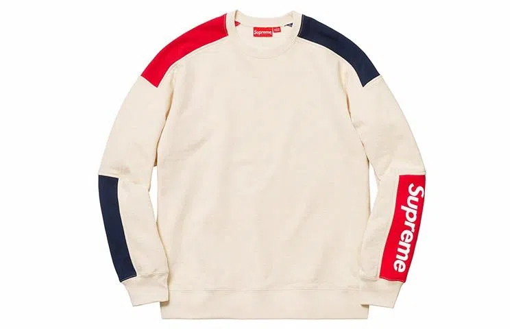 Supreme SS19 Formula Crewneck Natural