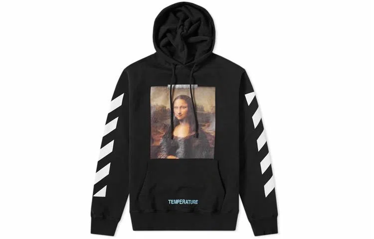 OFF-WHITE Mona Lisa Crewneck Sweatshirt Black